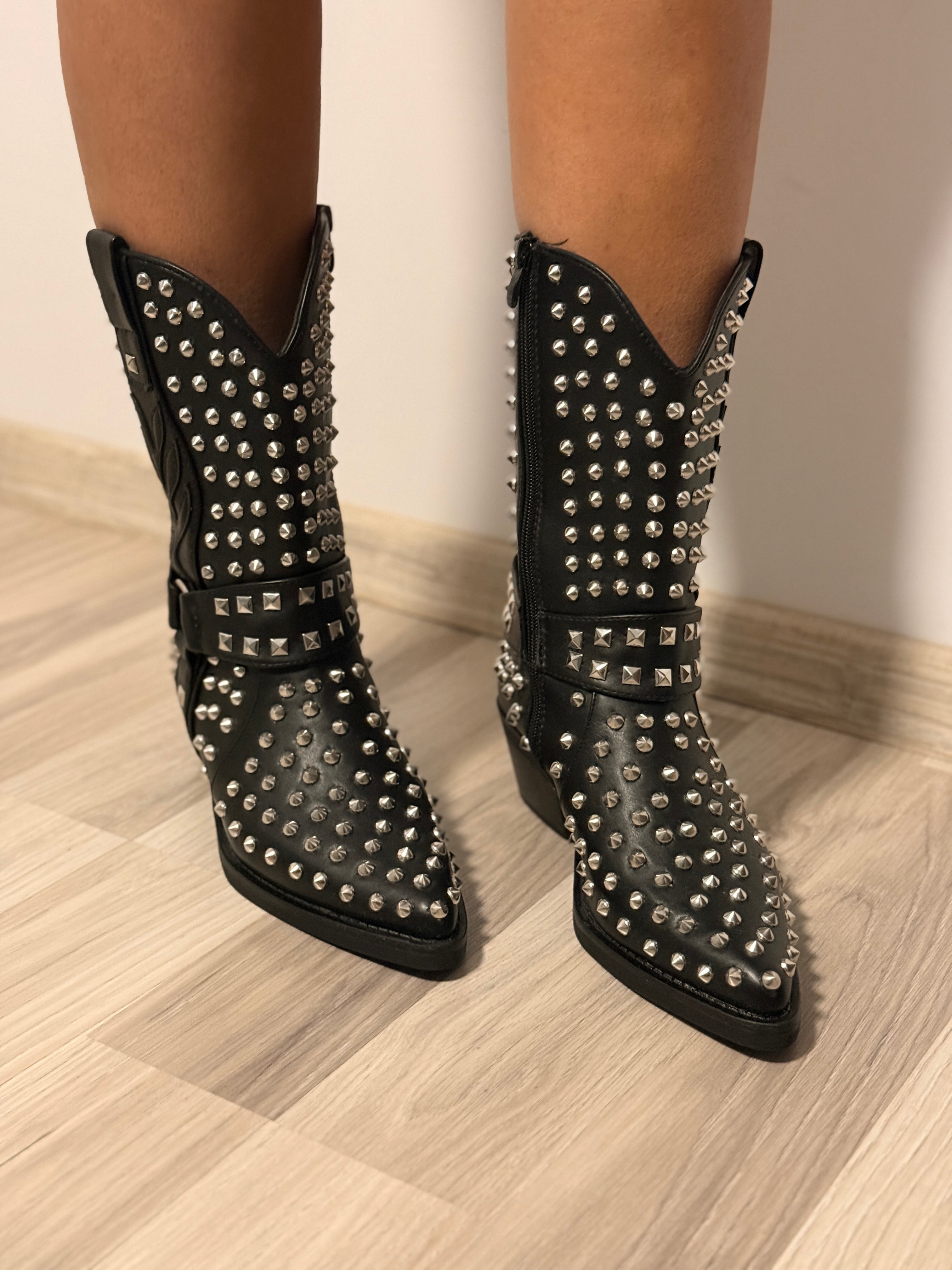 Studded boots- New